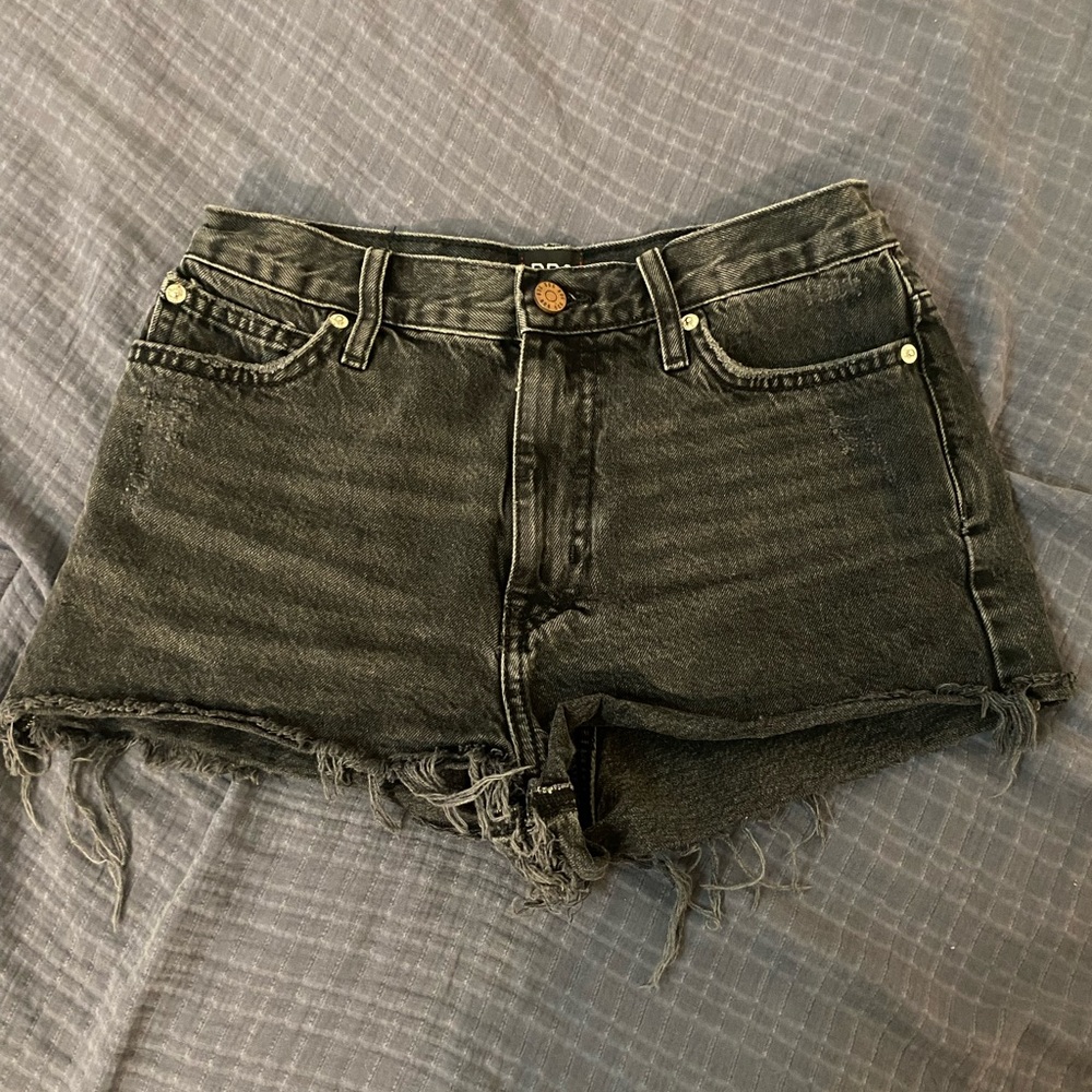 BDG size 26 black jean shorts.